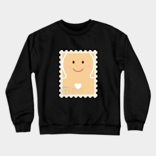 Cute Boy Gingerbread Stamp Crewneck Sweatshirt